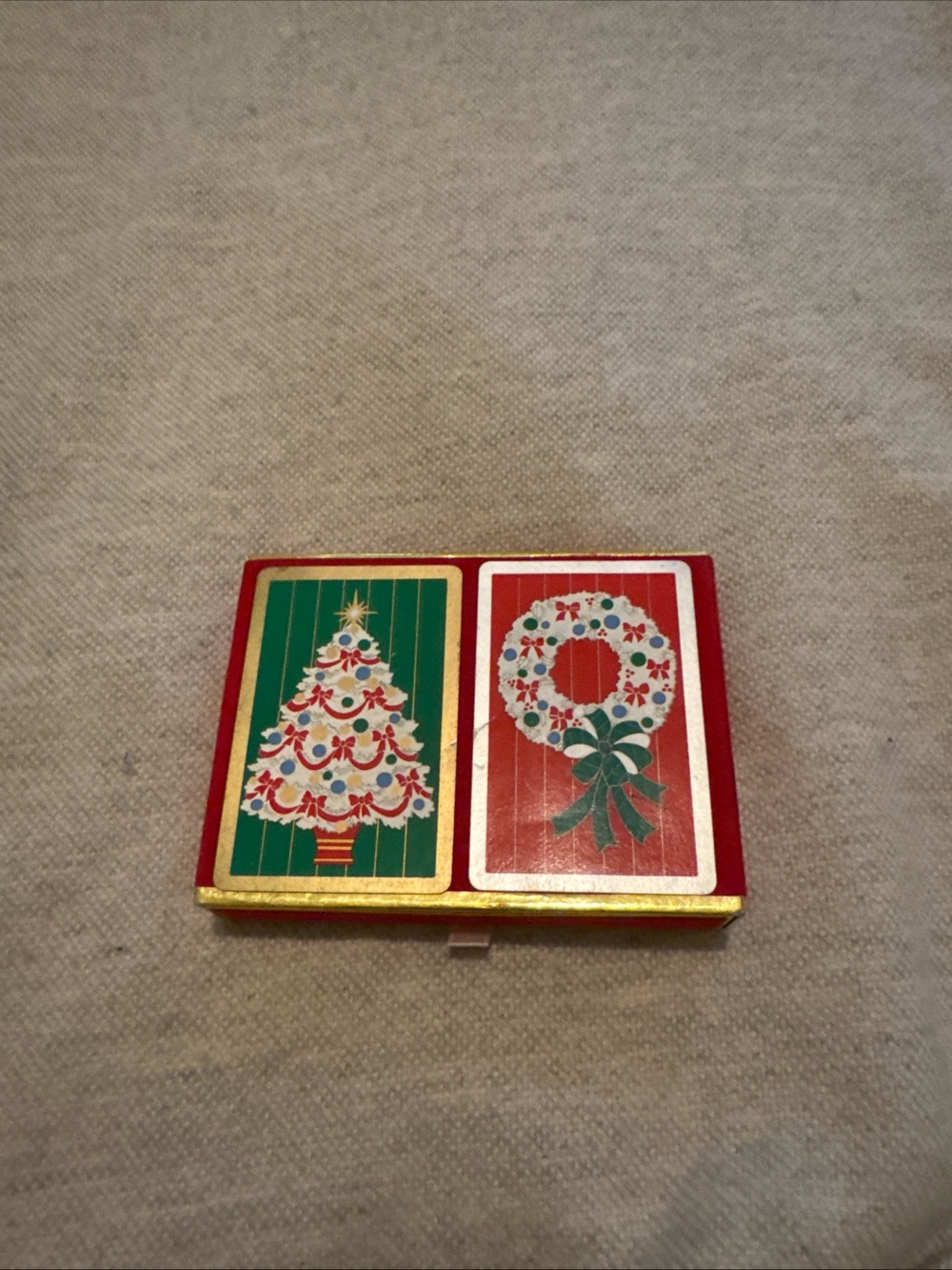 Vintage Christmas Playing Cards 2 Decks Brand new Sealed VNT Games Congress Game